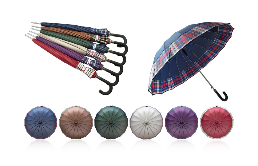 AUTO OPEN 23X16K STICK UMBRELLA WS1021