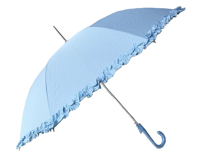 Straight Lady Umbrella With Purfle -WS1030